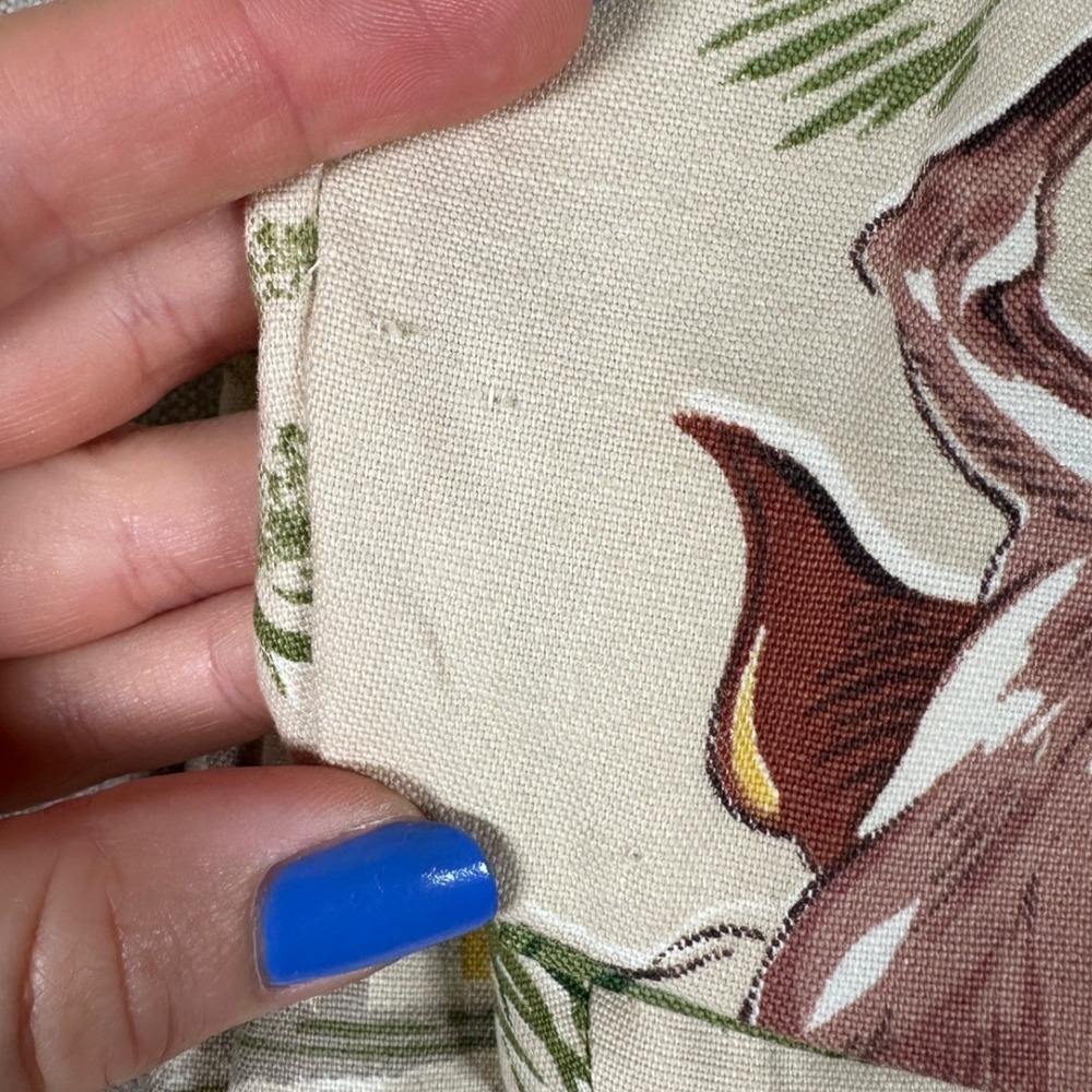 Vintage Western Cowgirl Horse Novelty Print Wrap Skirt Horse Head Buttons Tan 27 - Picture 4 of 8